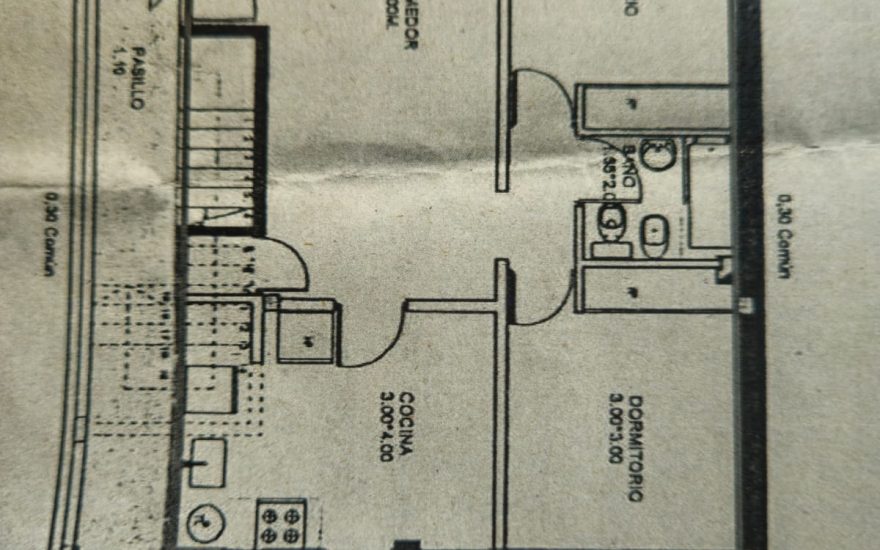 VENTA – VILLA PUEYRREDON – 3 AMBIENTES CON PATIO – Condarco al 5400