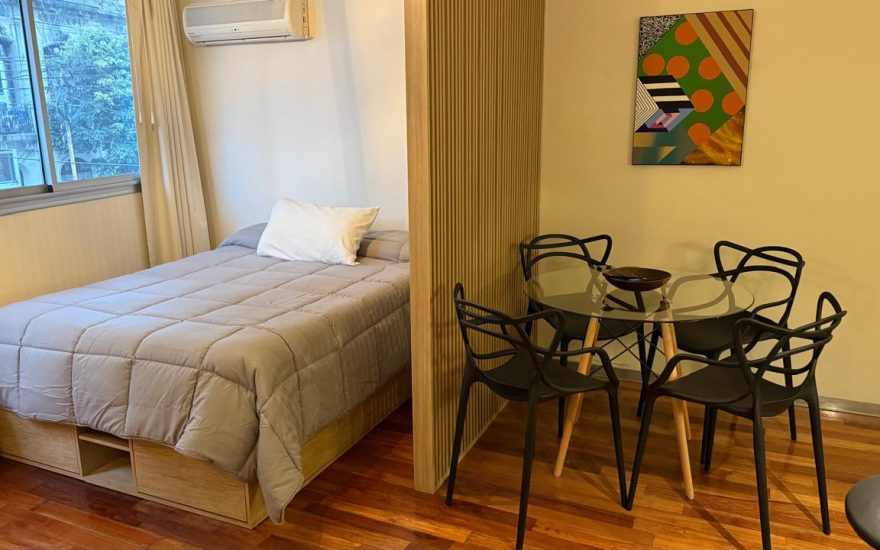 ALQUILER AMOBLADO – PALERMO – 1 AMBIENTE – Mansilla y Sc. Ortiz – Libre