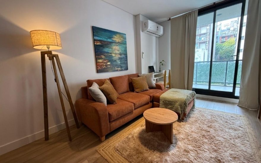ALQUILADO —– ALQUILER AMOBLADO – PALERMO – 2 AMBIENTES AMENITIES – Godoy Cruz 2500