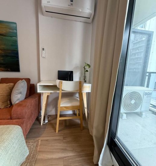 ALQUILADO —– ALQUILER AMOBLADO – PALERMO – 2 AMBIENTES AMENITIES – Godoy Cruz 2500